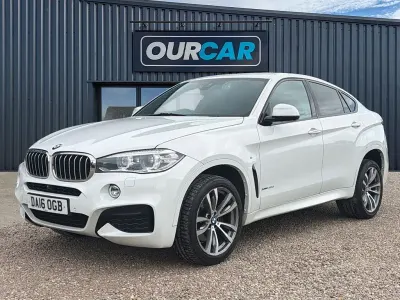 Used BMW X6 M Sport 313 HP (230 kW) 2016 White SUV