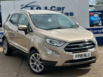 Used Ford Ecosport Titanium 125 HP (91 kW) 2018 Beige SUV