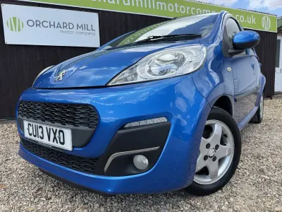 Used Peugeot 107 Allure 68 HP (50 kW) 2013 Blue Hatchback