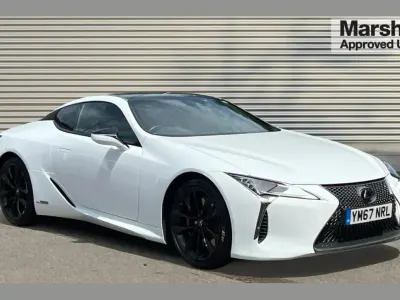 Used Lexus LC 500 Sport Line 353 HP (259 kW) 2018 White Coupe