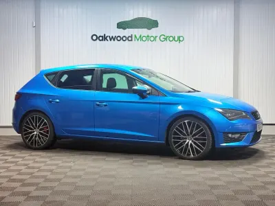 Used Seat Leon FR 184 HP (135 kW) 2016 Blue Hatchback