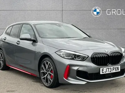 Begagnad BMW 128 Comfort Edition 265 HK (194 kW) 2024 Grå Halvkombi