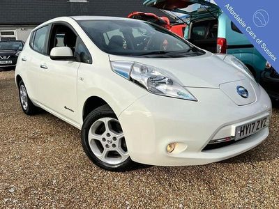 White Used 2017 Nissan Leaf Acenta Hatchback | £5,495 (Fair price)
