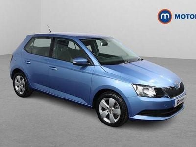 Used Skoda Fabia SE 110 HP (80 kW) 2018 Blue Hatchback