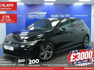 Used VW Golf VII R-line 130 HP (95 kW) 2020 Black Hatchback