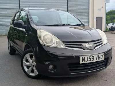 Used Nissan Note N-TEC 110 HP (80 kW) 2009 Black Hatchback