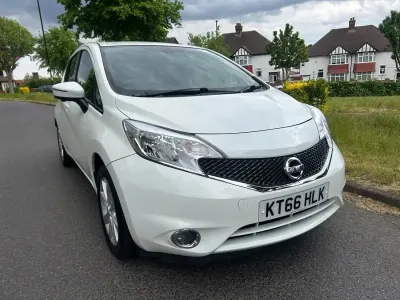 Używany Nissan Note S 98 KM (72 kW) 2016 Biały Hatchback