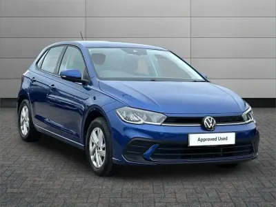 Used VW Polo Life 95 HP (69 kW) 2022 Blue Hatchback
