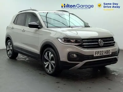 Used VW T-Cross Black Edition 110 HP (80 kW) 2022 Grey SUV
