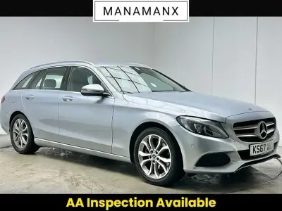 Używany Mercedes C220 2017 Srebrny Kombi