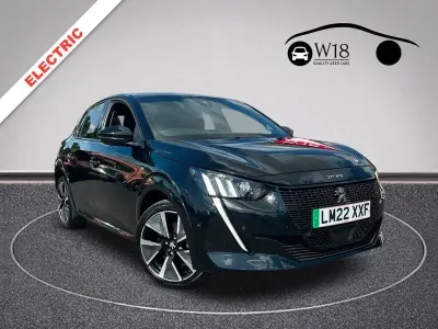 Used Peugeot e-208 Premium 100 kW (136 HP) 2022 Black Hatchback
