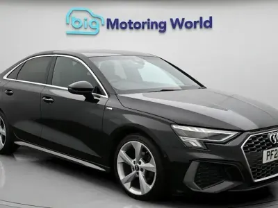 Used Audi A3 S-Line 116 HP (85 kW) 2021 Black Sedan