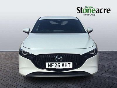 Used Mazda 3 Exclusive-Line 140 HP (102 kW) 2025 White Hatchback