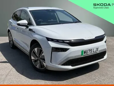 Used Skoda Enyaq iV 210 kW (286 HP) 2025 Moon white metallic SUV