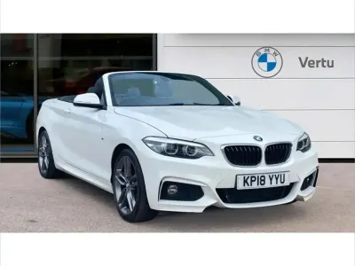 Used BMW 220 M Sport 187 HP (137 kW) 2018 White Cabriolet