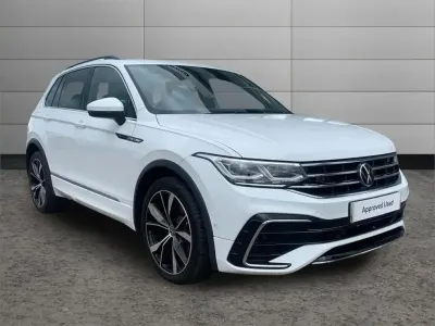 Used VW Tiguan R-line 150 HP (110 kW) 2022 White SUV
