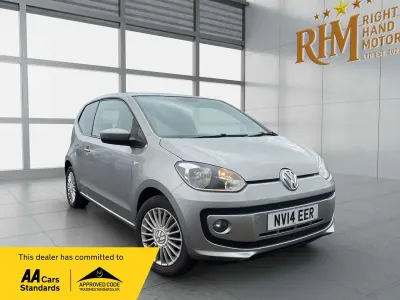 Used VW up! high up! 75 HP (55 kW) 2014 Silver Hatchback