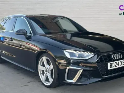Used Audi A4 S-Line 150 HP (110 kW) 2024 Black Estate