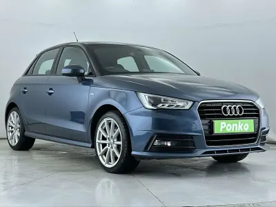 Begagnad Audi A1 Sportback S-Line 150 HK (110 kW) 2016 Blå Halvkombi