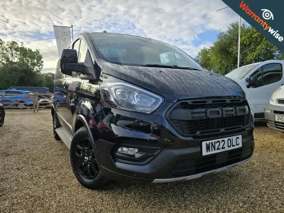 Used Ford Transit Custom 130 HP (95 kW) 2022 Black Van