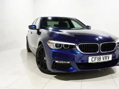 Begagnad BMW 530e M Sport 2018 Blå Sedan