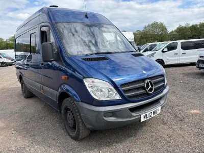 Używany Mercedes Sprinter 129 KM (94 kW) 2012 Niebieski Van
