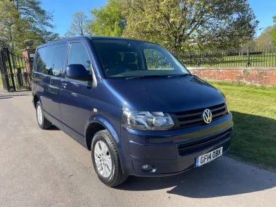 Begagnad VW Transporter Highline 140 HK (102 kW) 2014 Blå Van