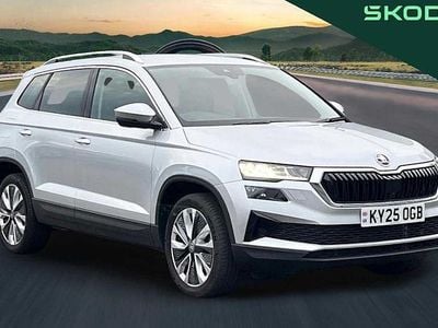Brilliant silver metallic Used 2024 Skoda Karoq SE L SUV | £25,590 (Fair price)