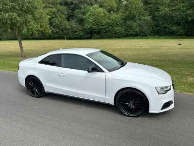 Used Audi A5 Black Edition 190 HP (139 kW) 2016 White Coupe