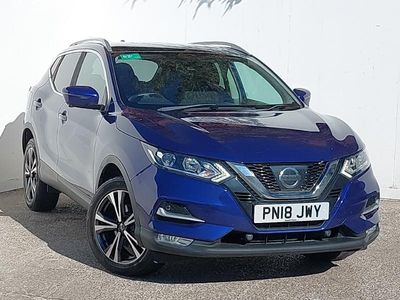 Used Nissan Qashqai N-Connecta 115 HP (84 kW) 2018 Blue SUV