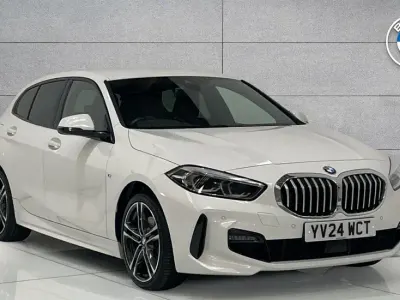 Used BMW 118 M Sport 134 HP (98 kW) 2024 White Hatchback