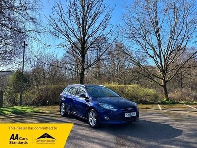 Used Ford Focus Zetec 115 HP (84 kW) 2014 Blue Estate