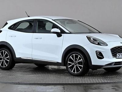 White Used 2021 Ford Puma Titanium Hatchback | £14,398 (Good price)