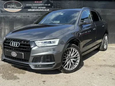 Used Audi Q3 Black Edition 150 HP (110 kW) 2018 Grey SUV