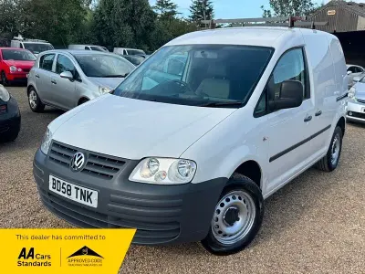 Used VW Caddy 104 HP (76 kW) 2008 White MPV