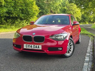 Used BMW 116 Efficient Dynamics 2014 Red Hatchback