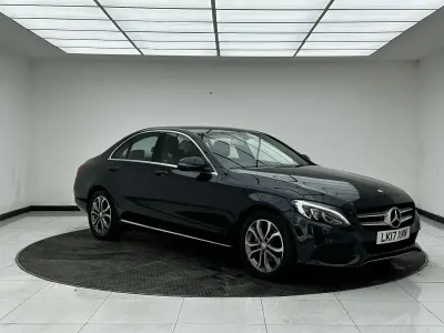 Used Mercedes C200 136 HP (100 kW) 2017 Blue Sedan