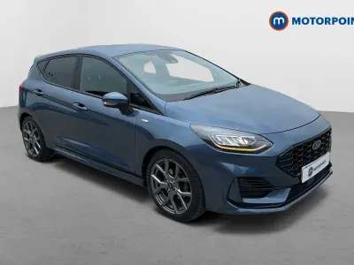 Used Ford Fiesta ST-Line 125 HP (91 kW) 2022 Blue Hatchback