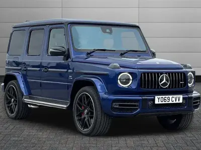 Used Mercedes G63 AMG 585 HP (430 kW) 2020 Brilliant blue SUV