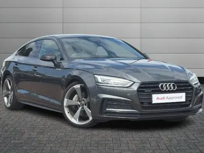 Used Audi A5 Sportback Black Edition 242 HP (177 kW) 2019 Daytona grey Hatchback