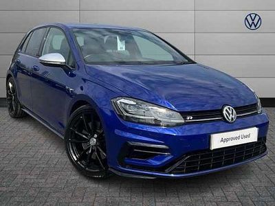Begagnad VW Golf VII R 300 HK (220 kW) 2019 Blå Halvkombi