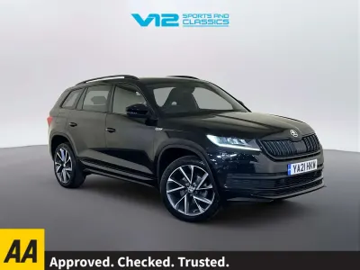 Used Skoda Kodiaq SportLine 150 HP (110 kW) 2021 Black SUV