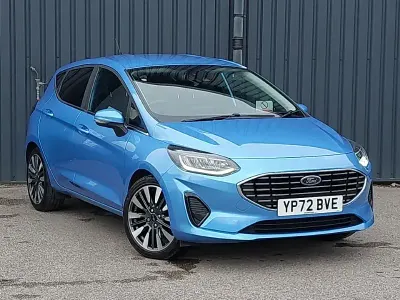 Used Ford Fiesta Titanium 125 HP (91 kW) 2022 Blue Hatchback