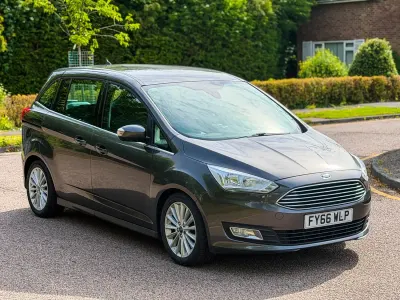 Used Ford Grand C-Max Titanium 120 HP (88 kW) 2016 Grey MPV