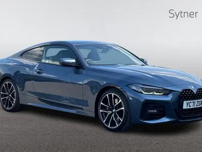 Usado BMW 420 M Sport 181 HP (133 kW) 2021 Azul Coupé