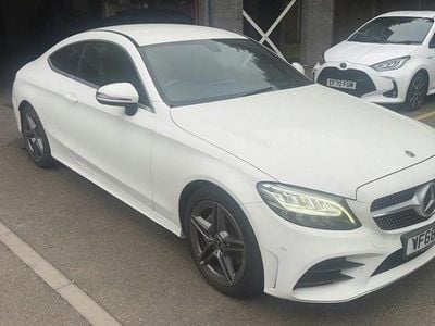 White Used 2018 Mercedes C200 AMG line Coupe | £15,490 (Fair price)