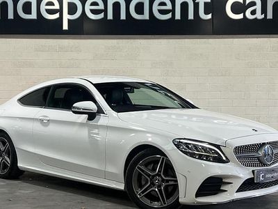 White Used 2019 Mercedes C220 AMG line Coupe | £17,470 (Fair price)