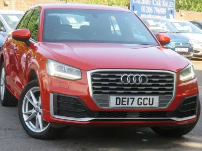 Used Audi Q2 S-Line 150 HP (110 kW) 2017 Orange SUV