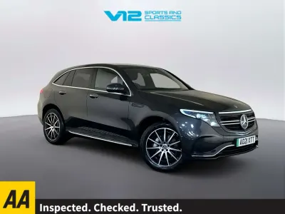 Begagnad Mercedes EQC400 AMG line 300 kW (408 HK) 2021 Grå SUV