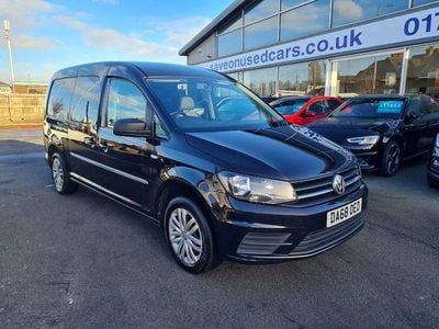 Black Used 2018 VW Caddy Maxi MPV | £10,990 (Fair price)